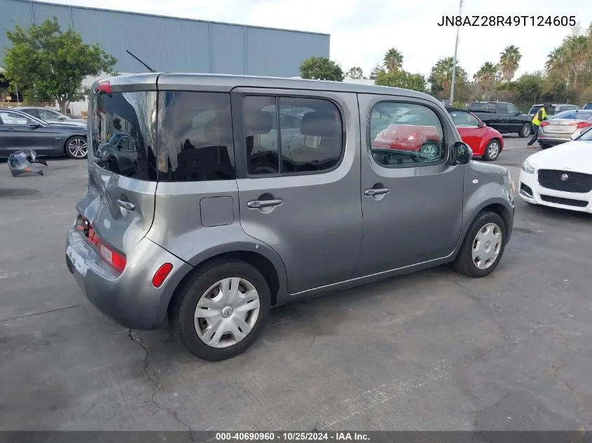 2009 Nissan Cube 1.8S VIN: JN8AZ28R49T124605 Lot: 40690960