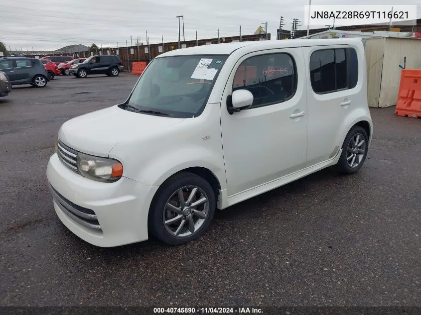 2009 Nissan Cube 1.8 Krom VIN: JN8AZ28R69T116621 Lot: 40745890