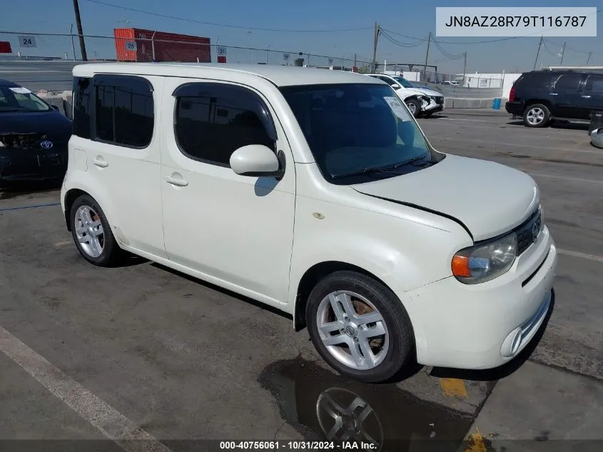 2009 Nissan Cube 1.8S VIN: JN8AZ28R79T116787 Lot: 40756061