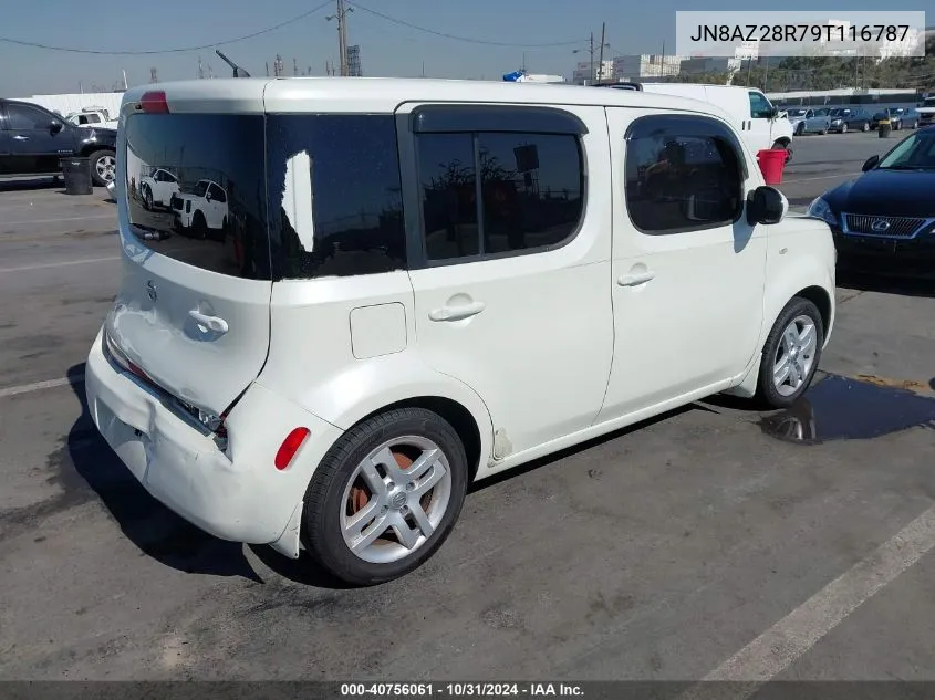 2009 Nissan Cube 1.8S VIN: JN8AZ28R79T116787 Lot: 40756061