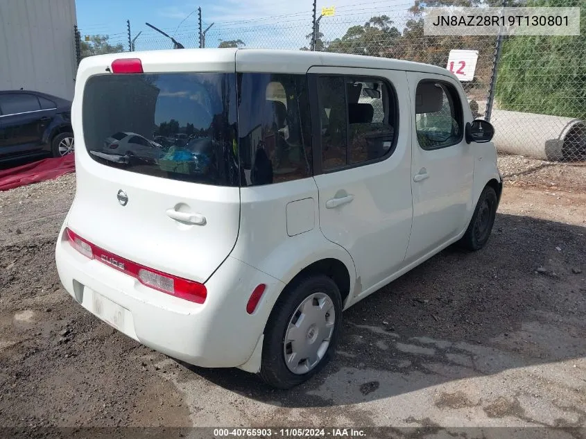 2009 Nissan Cube 1.8S VIN: JN8AZ28R19T130801 Lot: 40765903