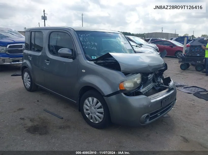 2009 Nissan Cube 1.8S VIN: JN8AZ28R09T126416 Lot: 40802910