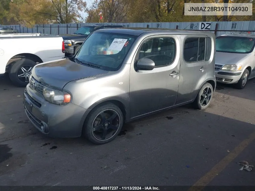 2009 Nissan Cube 1.8S VIN: JN8AZ28R39T104930 Lot: 40817237