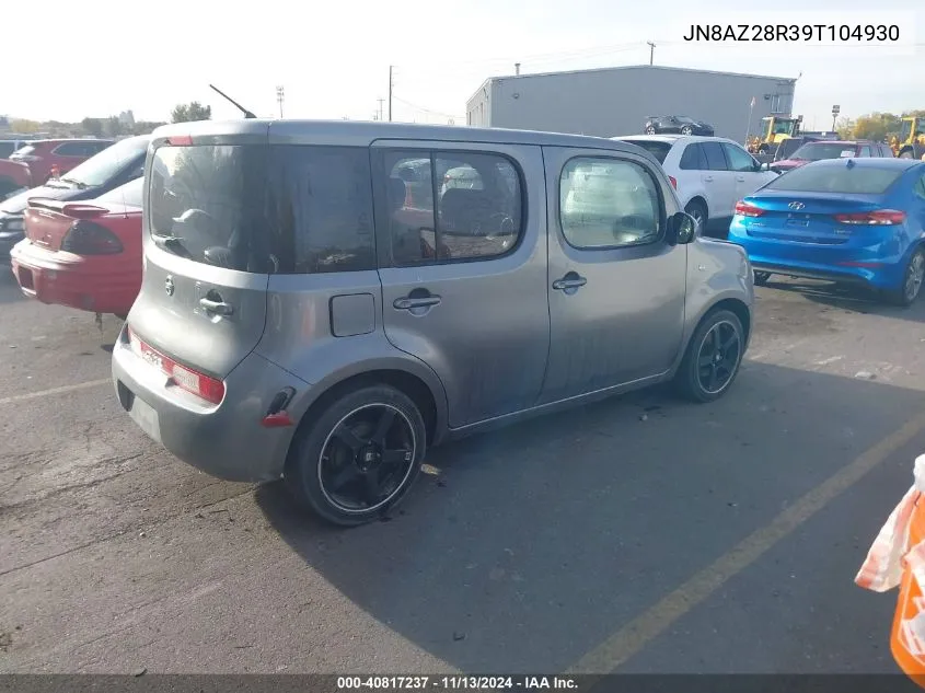 2009 Nissan Cube 1.8S VIN: JN8AZ28R39T104930 Lot: 40817237