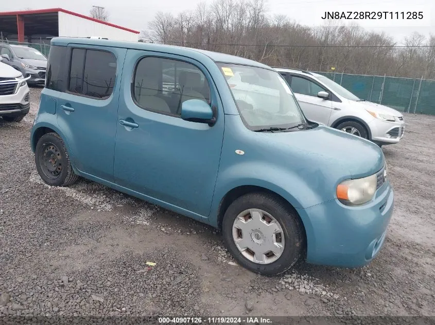 2009 Nissan Cube 1.8S VIN: JN8AZ28R29T111285 Lot: 40907126