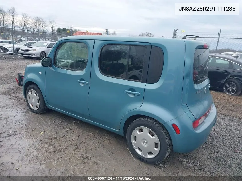 2009 Nissan Cube 1.8S VIN: JN8AZ28R29T111285 Lot: 40907126