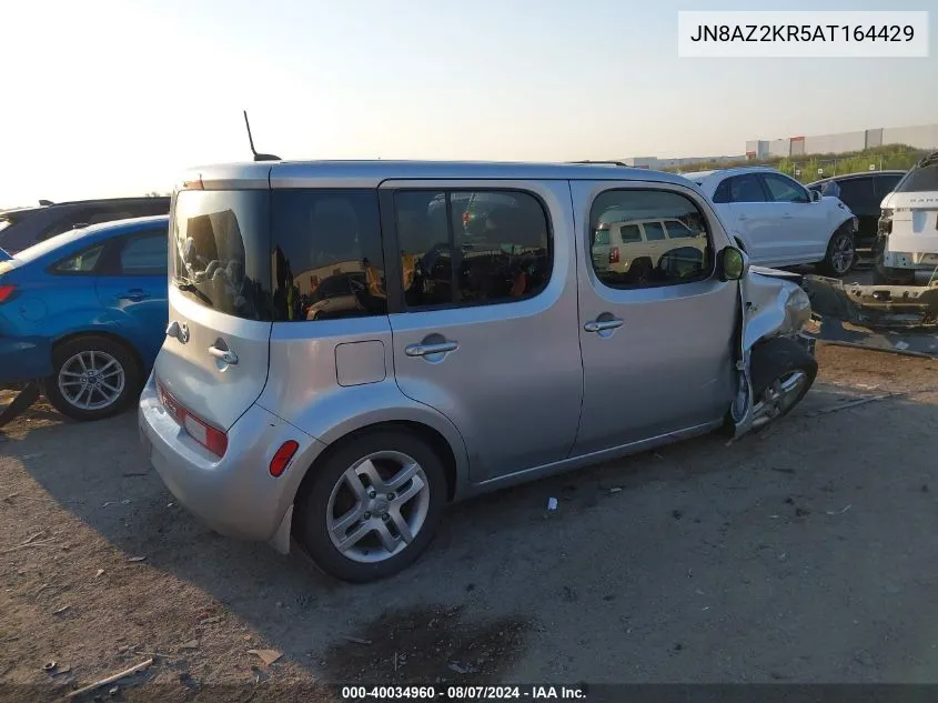 2010 Nissan Cube 1.8Sl VIN: JN8AZ2KR5AT164429 Lot: 40034960