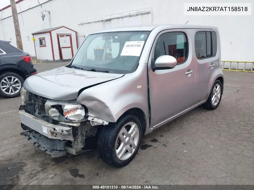 2010 Nissan Cube 1.8Sl VIN: JN8AZ2KR7AT158518 Lot: 40101310