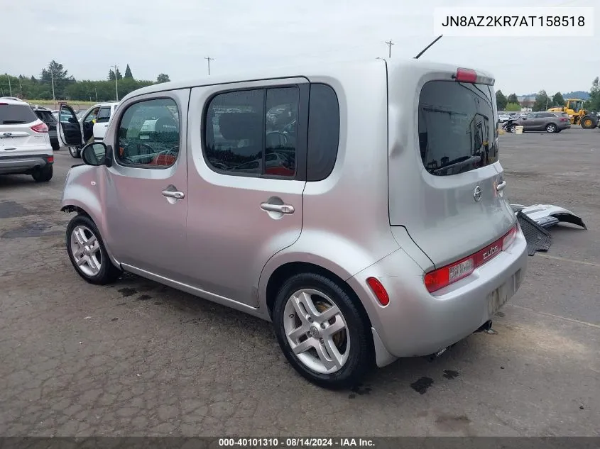 2010 Nissan Cube 1.8Sl VIN: JN8AZ2KR7AT158518 Lot: 40101310