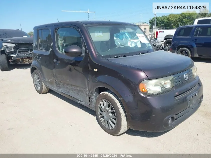 JN8AZ2KR4AT154829 2010 Nissan Cube 1.8Sl