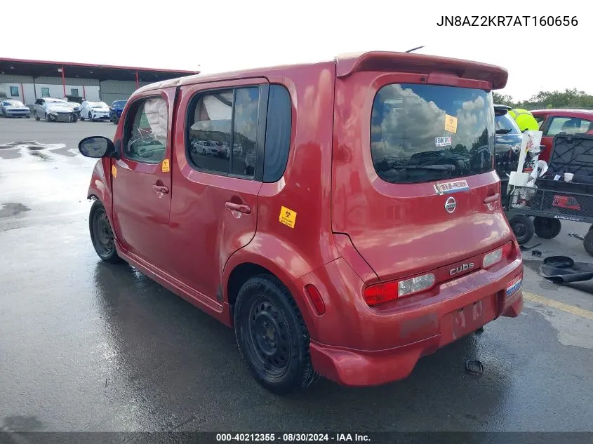 2010 Nissan Cube 1.8S VIN: JN8AZ2KR7AT160656 Lot: 40212355