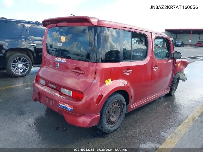 2010 Nissan Cube 1.8S VIN: JN8AZ2KR7AT160656 Lot: 40212355