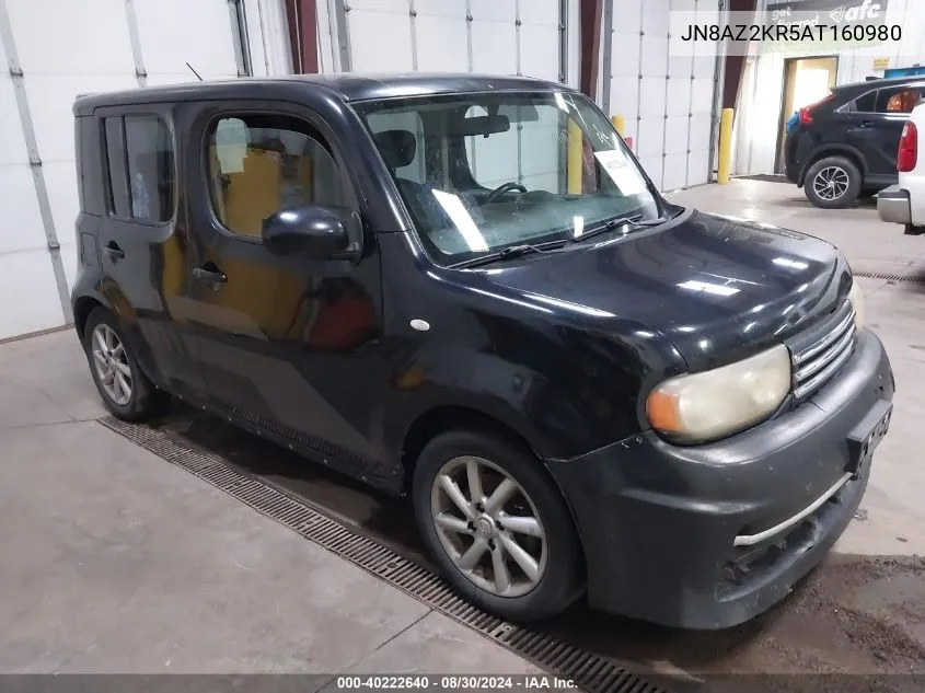 2010 Nissan Cube 1.8 Krom VIN: JN8AZ2KR5AT160980 Lot: 40222640