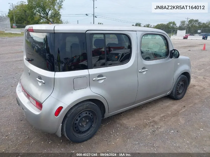 2010 Nissan Cube S/Sl/Krom VIN: JN8AZ2KR5AT164012 Lot: 40271245