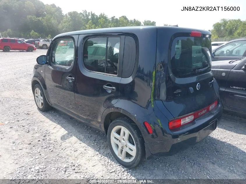 2010 Nissan Cube 1.8Sl VIN: JN8AZ2KR2AT156000 Lot: 40305737