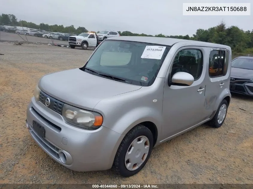 JN8AZ2KR3AT150688 2010 Nissan Cube 1.8S