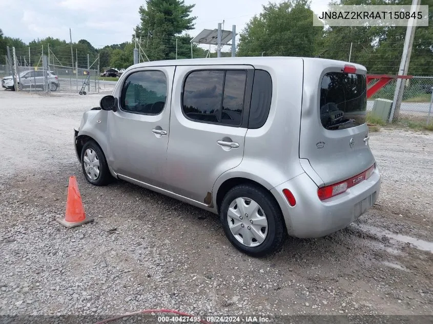 2010 Nissan Cube 1.8S VIN: JN8AZ2KR4AT150845 Lot: 40427495