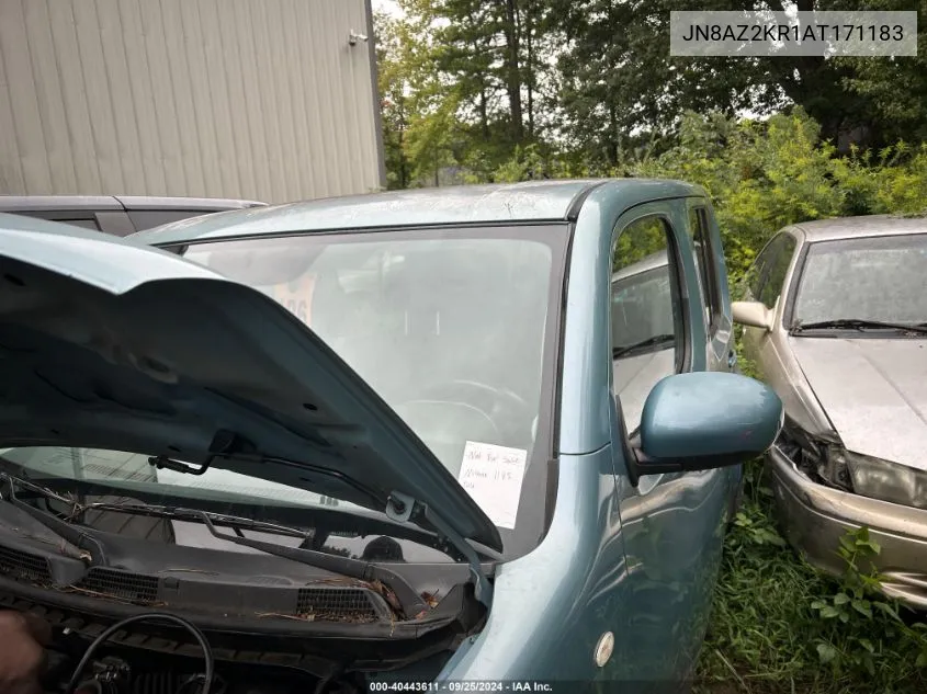 2010 Nissan Cube VIN: JN8AZ2KR1AT171183 Lot: 40443611