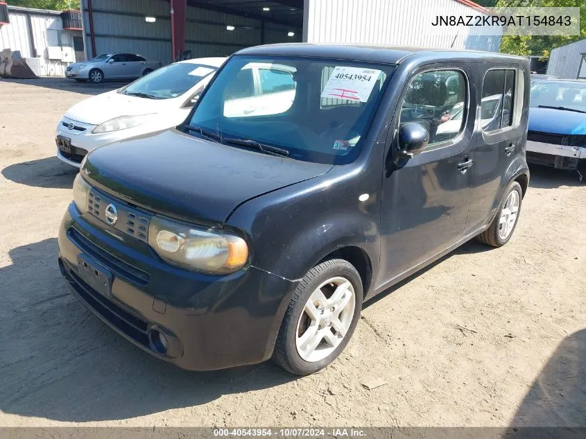 2010 Nissan Cube 1.8Sl VIN: JN8AZ2KR9AT154843 Lot: 40543954