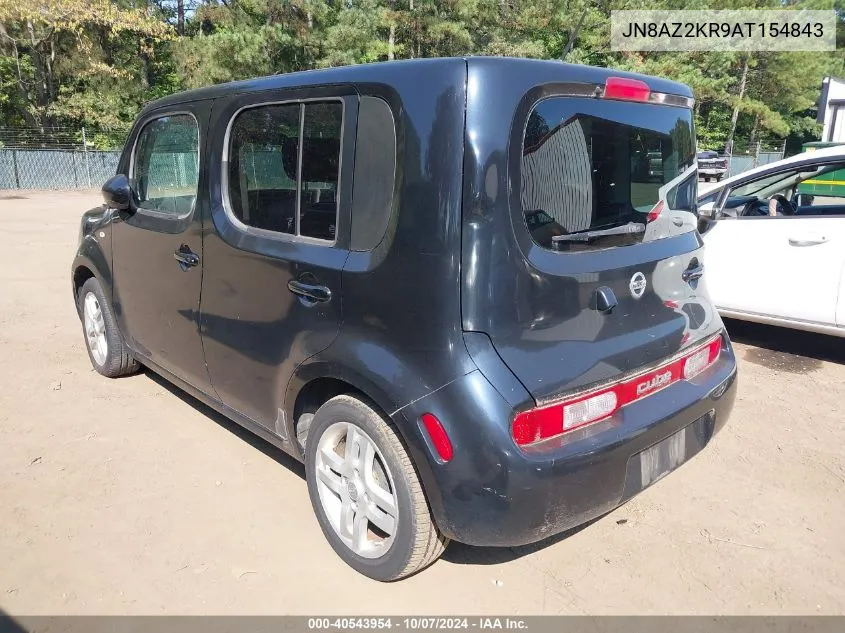 2010 Nissan Cube 1.8Sl VIN: JN8AZ2KR9AT154843 Lot: 40543954