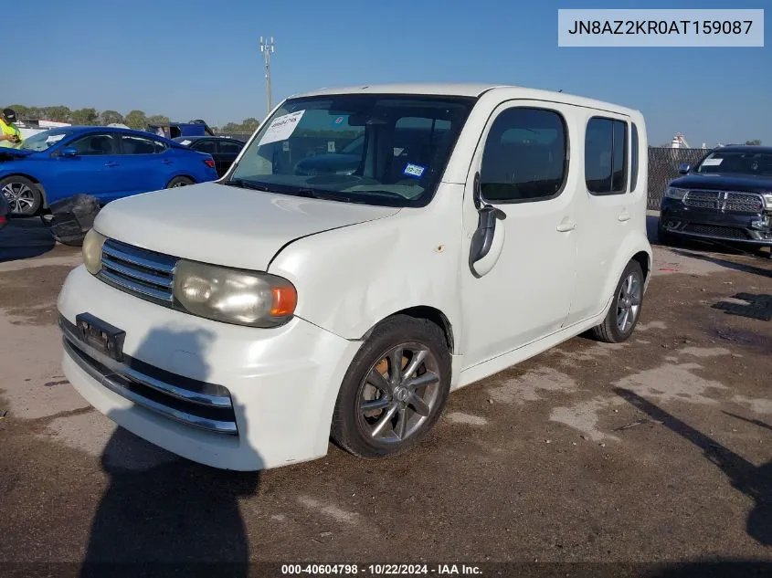 2010 Nissan Cube 1.8 Krom VIN: JN8AZ2KR0AT159087 Lot: 40604798