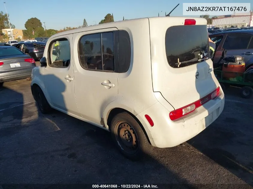 2010 Nissan Cube 1.8S VIN: JN8AZ2KR7AT167476 Lot: 40641068