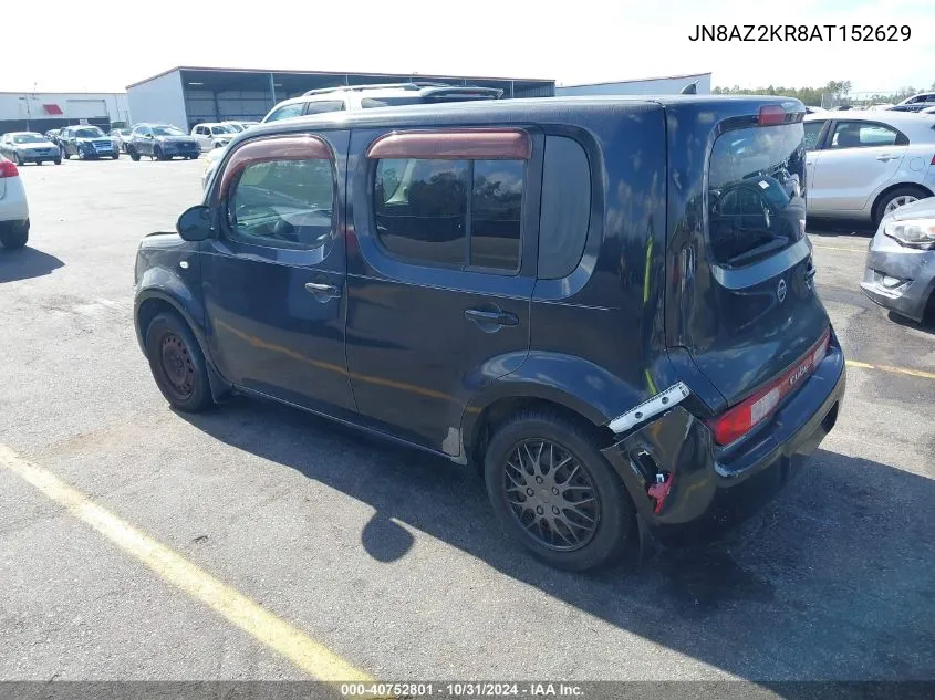 2010 Nissan Cube 1.8S VIN: JN8AZ2KR8AT152629 Lot: 40752801