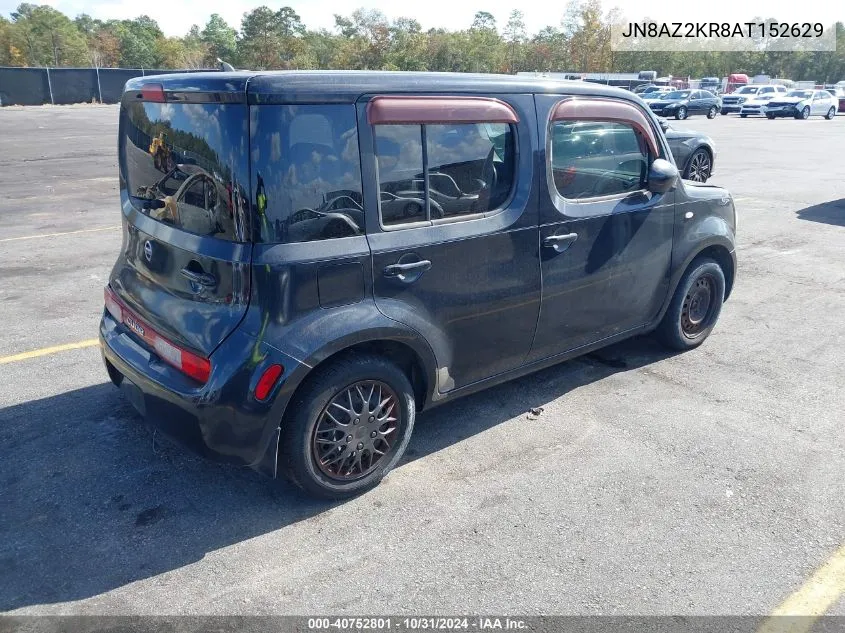 2010 Nissan Cube 1.8S VIN: JN8AZ2KR8AT152629 Lot: 40752801