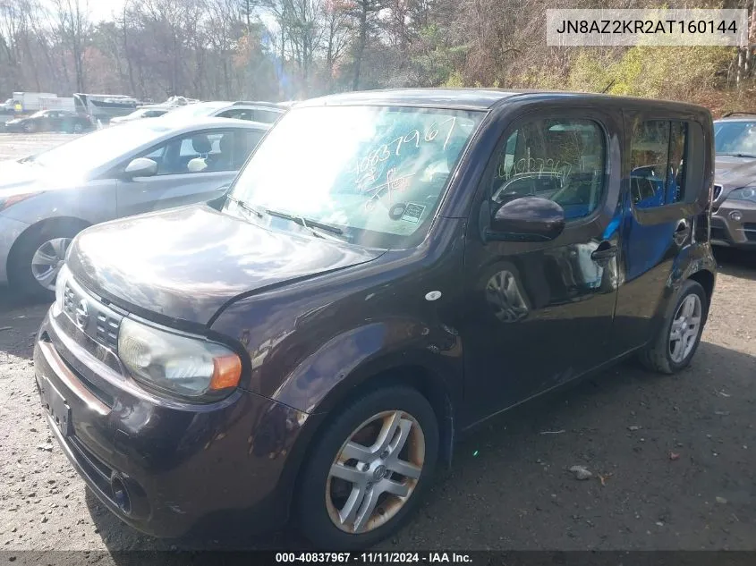 2010 Nissan Cube 1.8Sl VIN: JN8AZ2KR2AT160144 Lot: 40837967