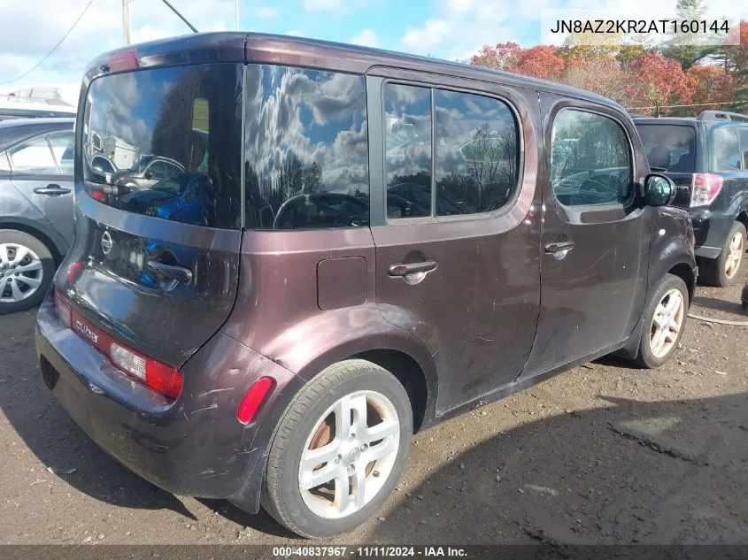 2010 Nissan Cube 1.8Sl VIN: JN8AZ2KR2AT160144 Lot: 40837967