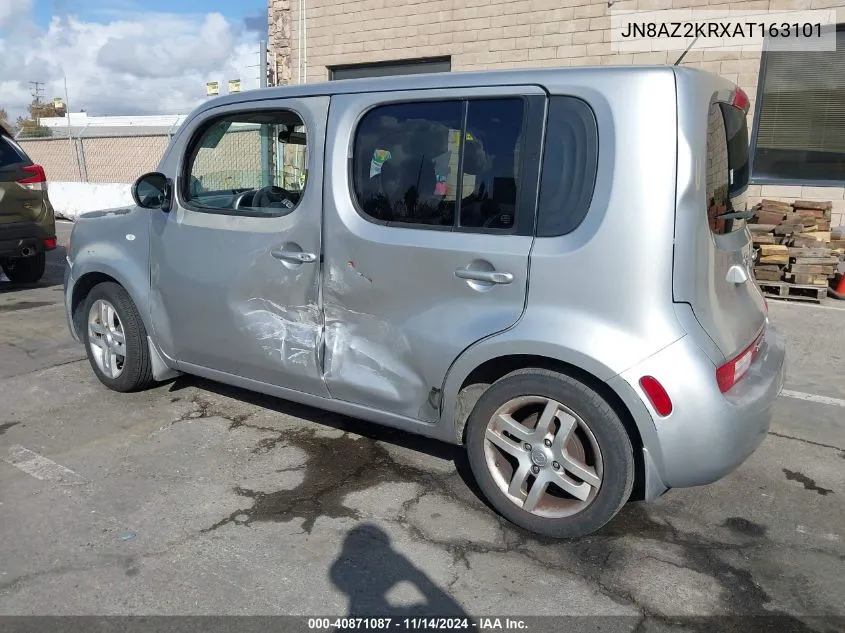 2010 Nissan Cube 1.8Sl VIN: JN8AZ2KRXAT163101 Lot: 40871087