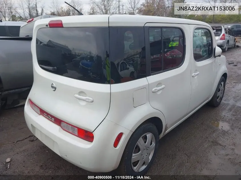 2010 Nissan Cube 1.8S VIN: JN8AZ2KRXAT153006 Lot: 40900508