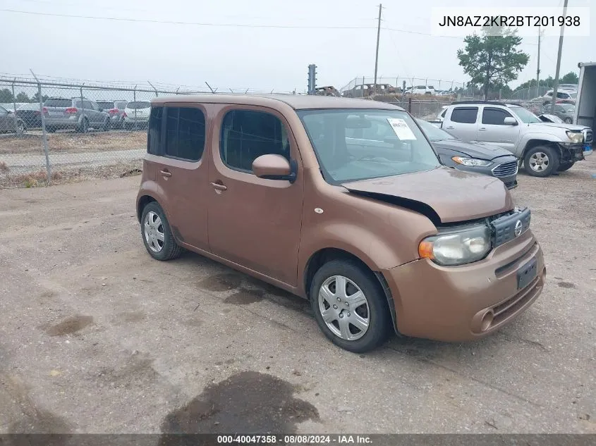 2011 Nissan Cube 1.8S VIN: JN8AZ2KR2BT201938 Lot: 40047358