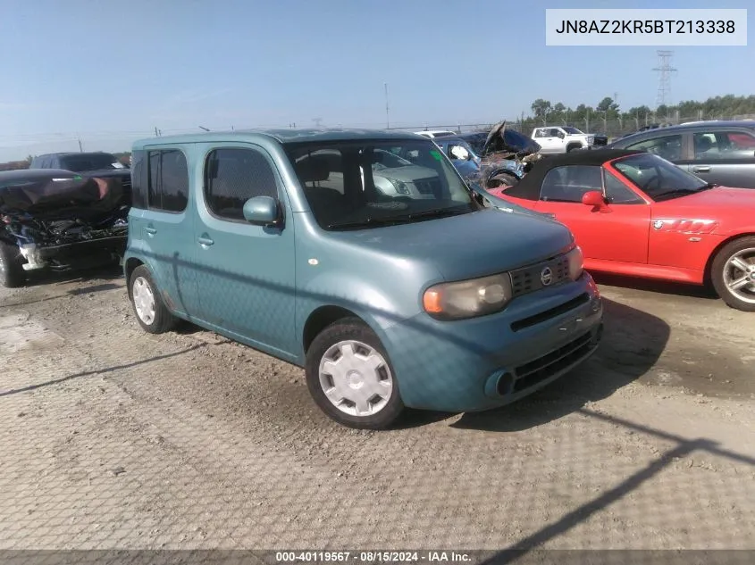 2011 Nissan Cube 1.8S VIN: JN8AZ2KR5BT213338 Lot: 40119567