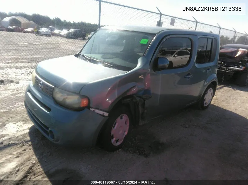 2011 Nissan Cube 1.8S VIN: JN8AZ2KR5BT213338 Lot: 40119567