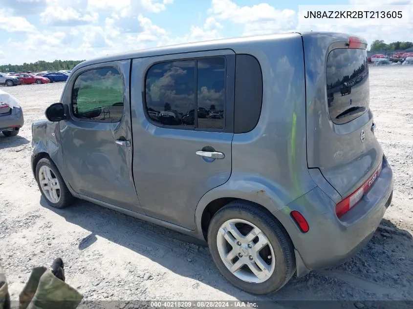 2011 Nissan Cube 1.8Sl VIN: JN8AZ2KR2BT213605 Lot: 40218209