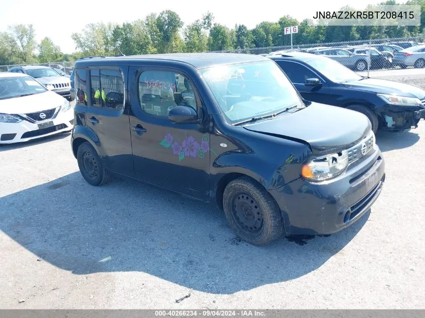 2011 Nissan Cube 1.8S VIN: JN8AZ2KR5BT208415 Lot: 40266234