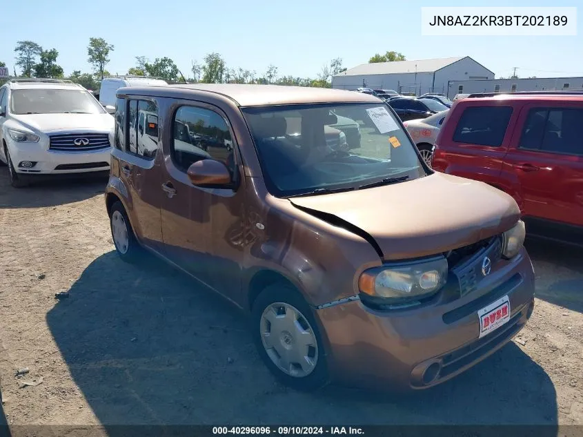 JN8AZ2KR3BT202189 2011 Nissan Cube 1.8S