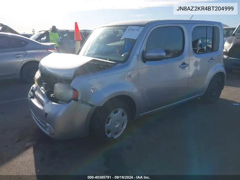 2011 Nissan Cube 1.8S VIN: JN8AZ2KR4BT204999 Lot: 40385791