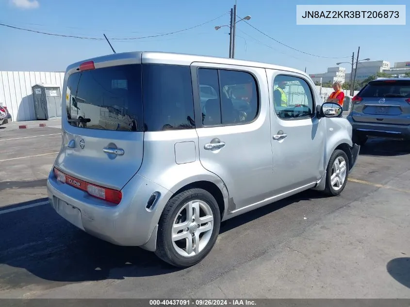 2011 Nissan Cube 1.8Sl VIN: JN8AZ2KR3BT206873 Lot: 40437091