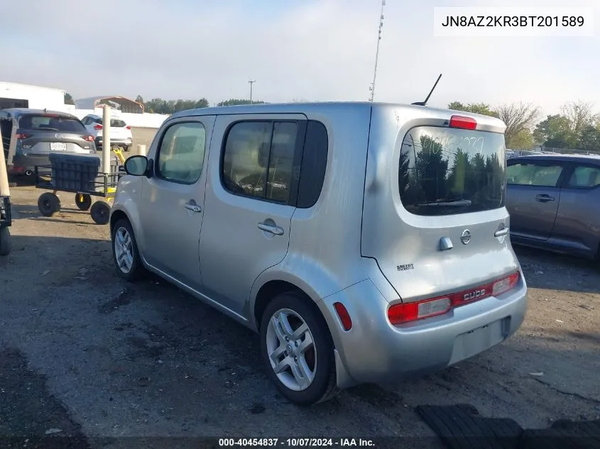 2011 Nissan Cube 1.8Sl VIN: JN8AZ2KR3BT201589 Lot: 40454837