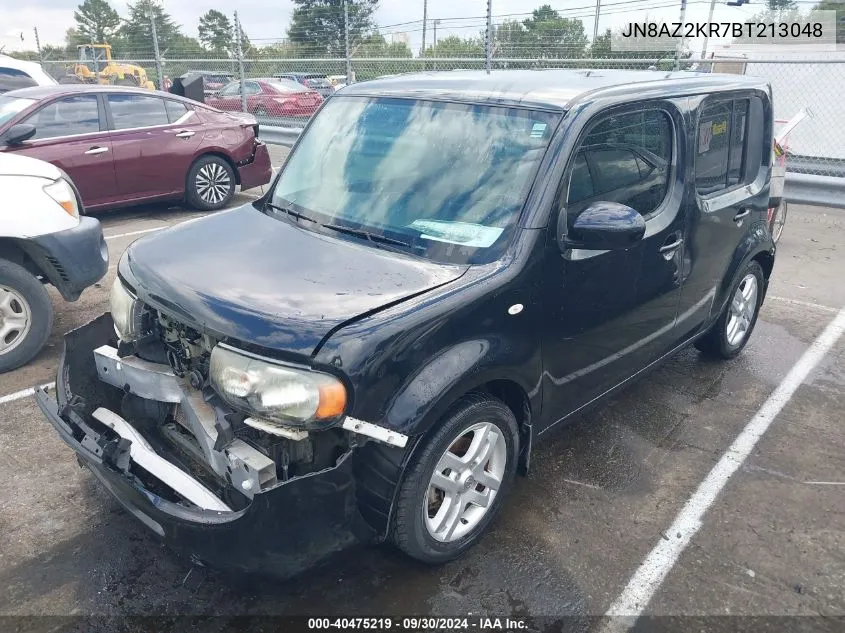 2011 Nissan Cube 1.8Sl VIN: JN8AZ2KR7BT213048 Lot: 40475219