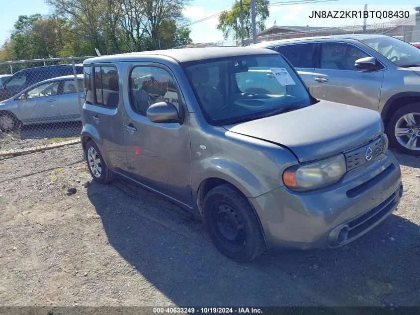 2011 Nissan Cube 1.8S VIN: JN8AZ2KR1BTQ08430 Lot: 40633249