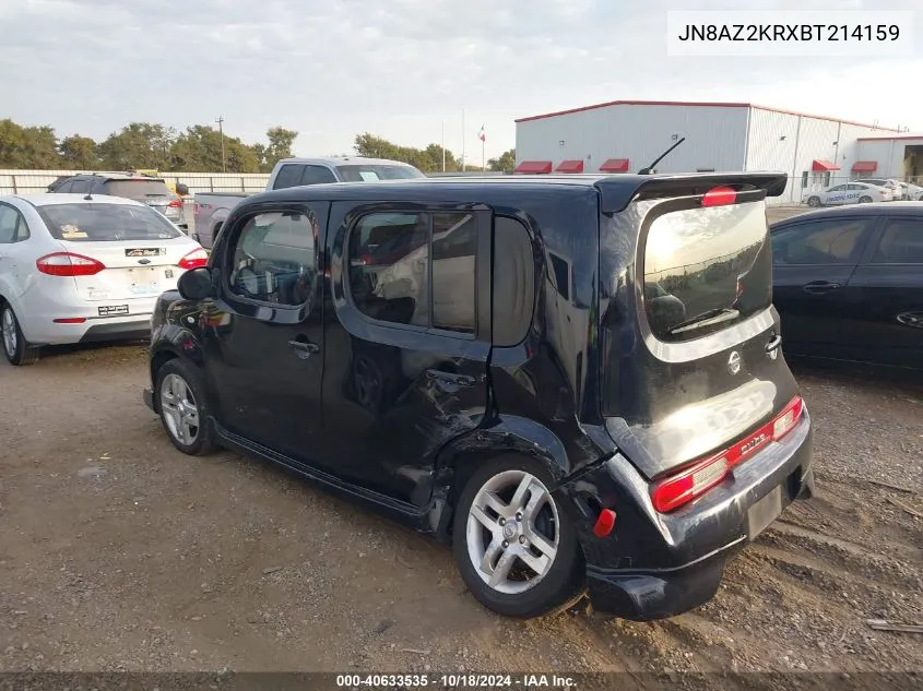 2011 Nissan Cube 1.8S VIN: JN8AZ2KRXBT214159 Lot: 40633535