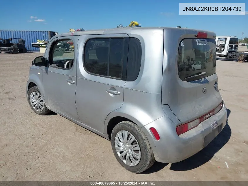 JN8AZ2KR0BT204739 2011 Nissan Cube 1.8S