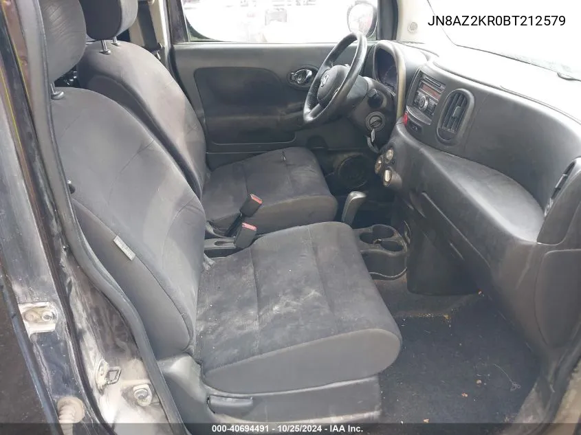 JN8AZ2KR0BT212579 2011 Nissan Cube 1.8S