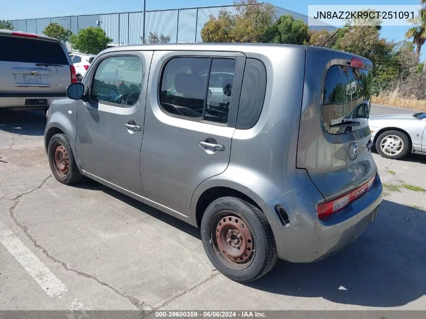 JN8AZ2KR9CT251091 2012 Nissan Cube 1.8 S