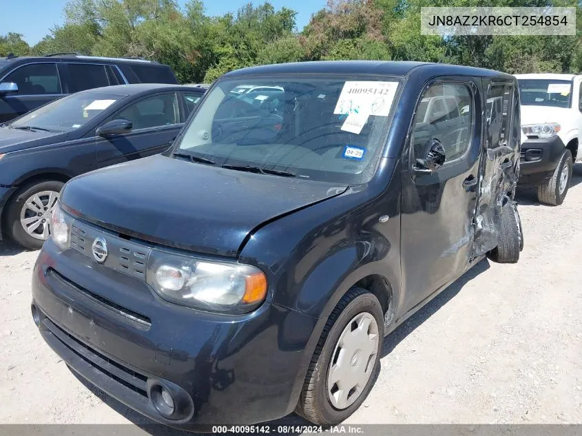 2012 Nissan Cube 1.8 S VIN: JN8AZ2KR6CT254854 Lot: 40095142