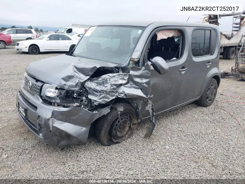 JN8AZ2KR2CT252017 2012 Nissan Cube 1.8 S