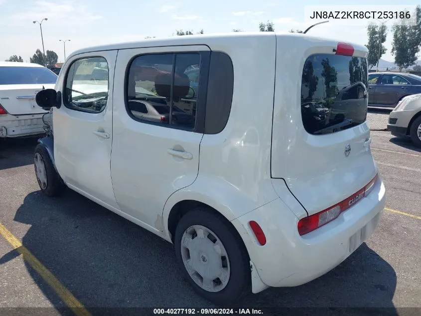 2012 Nissan Cube 1.8 S VIN: JN8AZ2KR8CT253186 Lot: 40277192